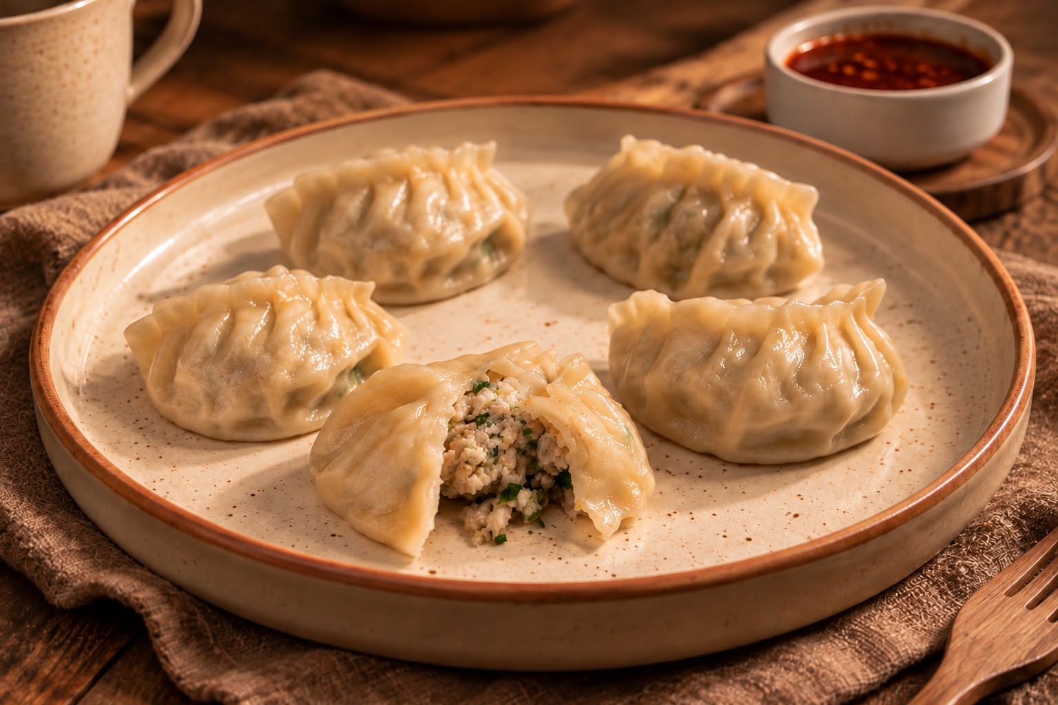 Soul Fold chicken dumplings